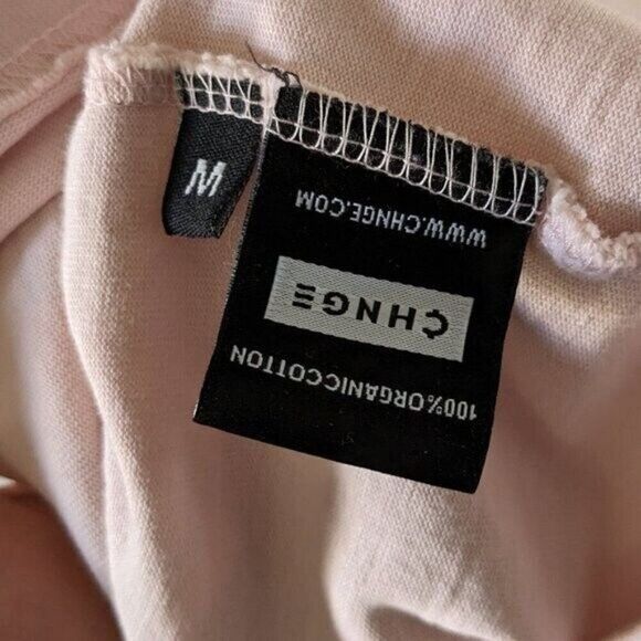 Cute CHNGE Feminist Graphic Message Long-Sleeved Tee Sz M VGUC - Picture 11 of 11